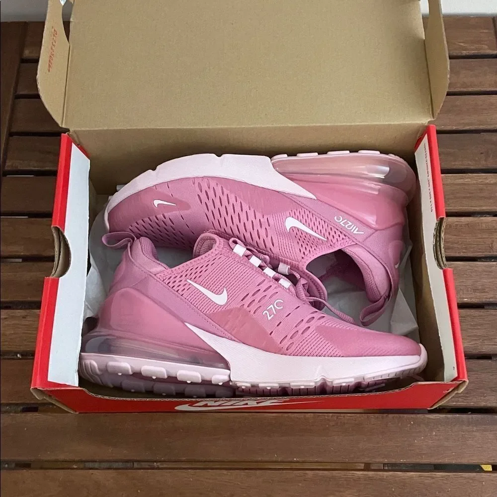 Nike Air Max 270 Magic Flamingo/Pink Foam Women Size 8.5/Kid Size 7(HQ1553-646)